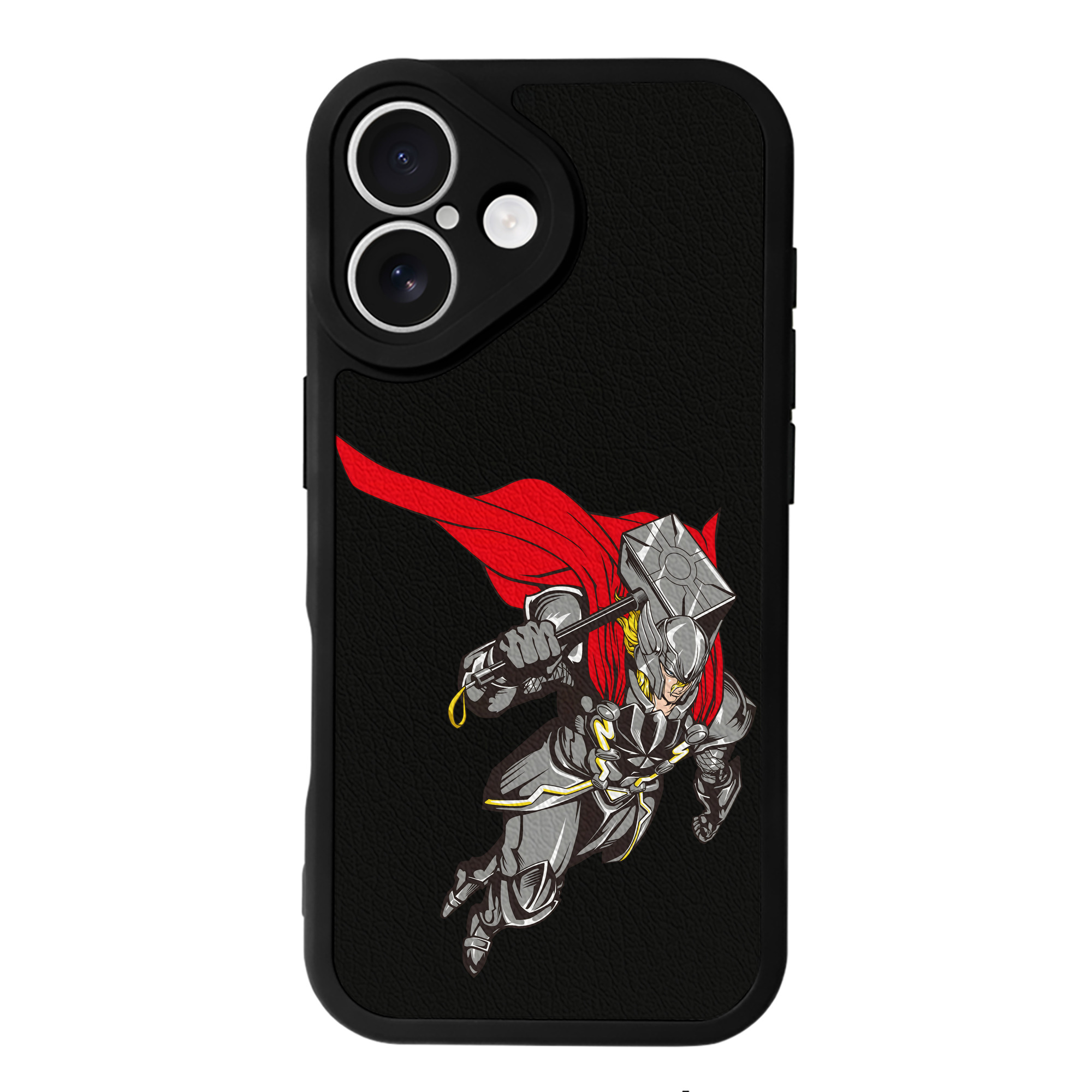 （画像用） アベンジャーズ The Avengers 【iPhone 16シリーズ対応】シリコンスマホケース（レザー調） 材質：シリコン